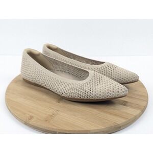 Vivaia Women Beige Knit
Pointed Toe Ballet Flats
Womens 9.5 Comfort Shoes